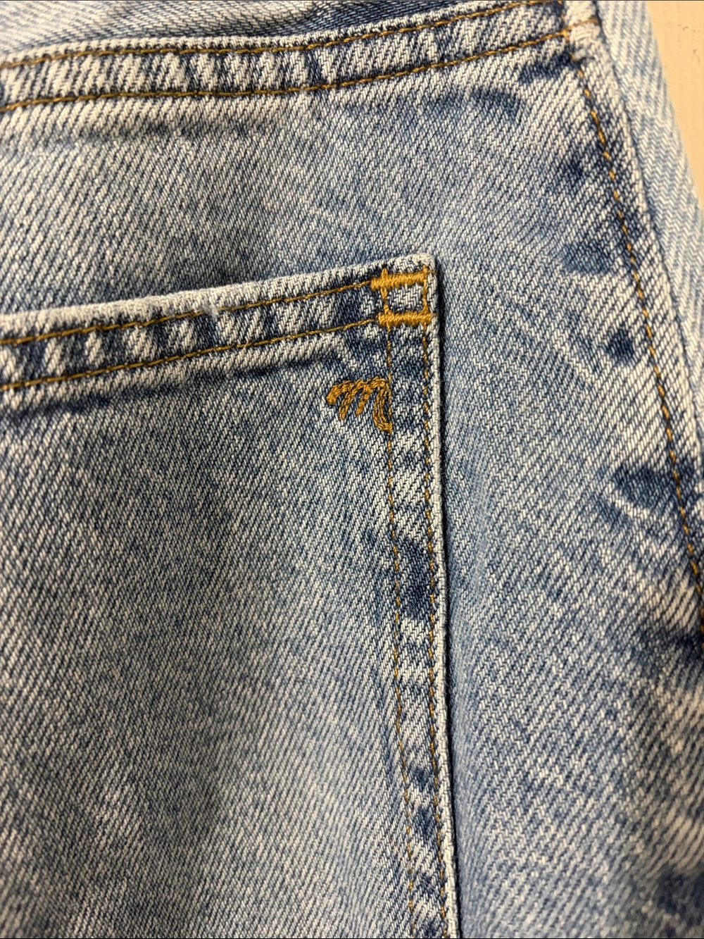 NWOT Madewell Women's The Barrel-Leg Jeans Solstice WashRigid Size 27 - Picture 14 of 15